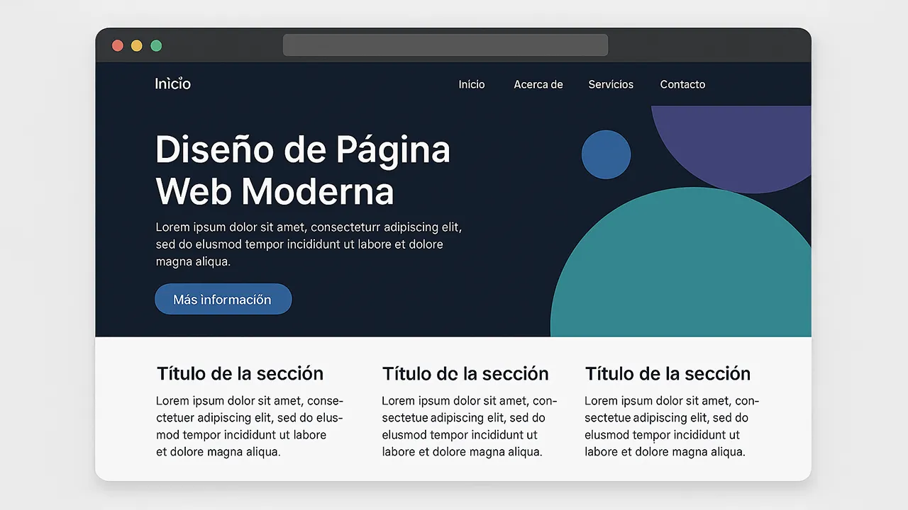 Después: Página web moderna